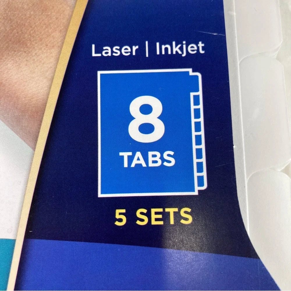 Avery Index Maker Print and Apply Label Dividers, 11432